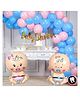 CAMARILLA Baby Shower Decoration Items for Mom to be Photoshoot Traditional Items for Home Décor Metallic Balloons Pack of 34- Blue Pink