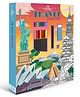 Travel Posters Colouring Book set for Kids, Colour your famous places [Hardcover] Parragon