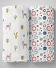 1st Step Muslin Swaddle Pack of 2- White