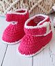 Woonie Handmade  Booties - Pink