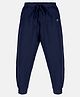 Kiddopanti Unisex Solid Track Pant - Navy Blue