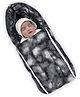 Divine Casa Baby Sleeping Bag & Carry Nest for New Born -Charcoal Grey