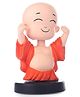 Buddyz Happy Buddha Car Decoration Bobblehead Action Figure Multicolour - Height 14 cm