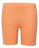 Charm n Cherish Cotton Elastane Shorts Solid Color - Orange