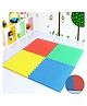 REZNOR 20mm Thick Interlocking EVA Foam Padding Kids Play Mat Kids School Floor Tiles Pack of 4 Pack - Multicolour