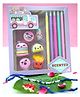 Paper Moon Stationery Combo Rakhi Gift Set for Sister - Pink