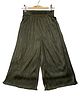 Peppermint  Accordion Pleated Culotte - Olive Green