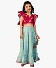 Jilmil Girls Lehenga (Set Of 2) - Pink