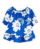 Carter's Toddler Floral Smocked Top - Blue