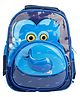 Fiddlerz School Bags With Different 3D Monkey Character Hard Case Backpack Blue - 12 Inches