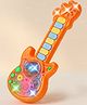 Fiddlerz Musical Guitar Toy for Kids with Rotating Gears Flashing Lights & Piano Sound - Orange