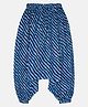 Kiddopanti Leheriya Designed Harem Pant - Blue