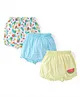 Babyhug 100% Cotton Knit Bloomer Floral Print Pack of 3 - Blue White & Yellow Babyhug 100% Cotton Knit Bloomer Floral Print Pack of 3 - Blue White & Yellow