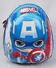 Marvel Captain America Egg Shaped Hardshell Egg Shape Bag Blue - Height 11 Inch