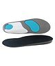 Dr Foot Sport Insole Pair Medium- Black & Blue