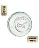 KARBD Cricket Leather Ball 4 Piece 40 to 50 Overs- Yorker White
