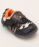 Priaansha Kids Unisex Camouflage & Owl Face Printed LED Sneakers -  Black