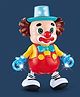 Sanjary Dancing Clown with Music Flashing Lights (Colour May Vary)