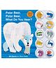 Polar Bear, Polar Bear What Do You Hear? sound book: With Pictures to Color, Puzzle Fun, and More! Board Book By Bill Martin Jr. - English
