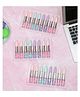 The Procure Store Cute Lipstick Design Glittery Ball Pen- Set of 24