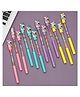 The Procure Store Unicorn Design Multicolor Ball Pen With Alphabetical Cubes- Set of 12