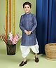 Tabard Cotton Full Sleeves Bandhej Designed Kurta Set - Blue