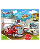 Fiddlys Wood Jigsaw Puzzles Vehicle Construction Multicolour - 54 Pieces