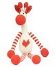 Happy Threads Handcrafted Amigurumi Giffy Giraffe Toy Red - Height 35 cm
