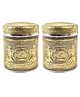 Usha Shriram Stainless Steel Crafted Storage Box Pack of 2- Silver & Gold