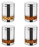 USHA SHRIRAM Stainless Steel Containers For Kitchen Pack of 4 - Silver