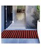 Kuber Industries Rubber Strips Design Door Mat For Porch/Kitchen/Bathroom/Laundry Room, 24'x96' (Red) 54KM4008