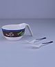 Servewell Maggie Bowl with Spoon and Fork Avengers Theme - Multicolour