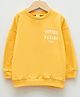 LC Waikiki Full Sleeves Placement Text Printed Sweatshirt - Yellow