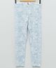 LC Waikiki Cotton Elastane Elastic Waist Tie And Dye    Leggings - Blue