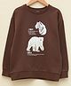 LC Waikiki Full Sleeves Tiger & Polar Bear Printed Sweatshirt - Brown