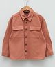 LC Waikiki Cotton Full Sleeves Solid Shirt - Light Brown