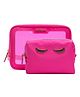 Colorbar Lips & Lashes Box Pouch (Set Of Two) - Neon Pink