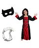 Kaku Fancy Halloween Theme Costume Set -  Black & Red