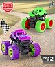 Play Nation Monster Truck Stunt Toy Car Pack of 2 - Green Purple
