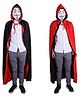 Kaku Fancy Dress Halloween Theme Dracula Costume Set - Black & Red
