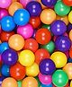 REZNOR Premium Plastic 70mm Big Size Colourful Kids Pool Balls for Fun with No Sharp Edges - 50 Pcs
