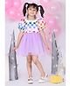 Foreverkidz Colorblock Chic Frock For Girls - Lilac
