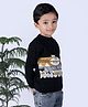 The Sandbox Clothing Co Full Sleeves Train Detailed Sweater -  Black