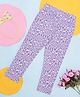 Pantaloons Junior Abstract Printed  Leggings - Lilac