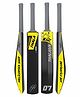 Jaspo Thala Premium Hard Plastic Cricket Full Size Bat - Black & Yellow