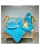 Fareto Complete Bedding Set essentials Combo For Baby - Crown Blue