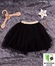 COCOON ORGANICS Soft Net Tutu Skirt With Antimicrobial Coating - Black