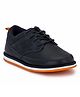 TUSKEY Color Blocked Lace Up Sneaker Shoes - Blue