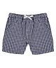 Young Birds Gingham Checked Detailed Shorts - Navy Blue