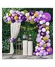 Special You butterfly theme happy birthday DIY Kit with Purple, White & Gold kit -Pack of 83 items.